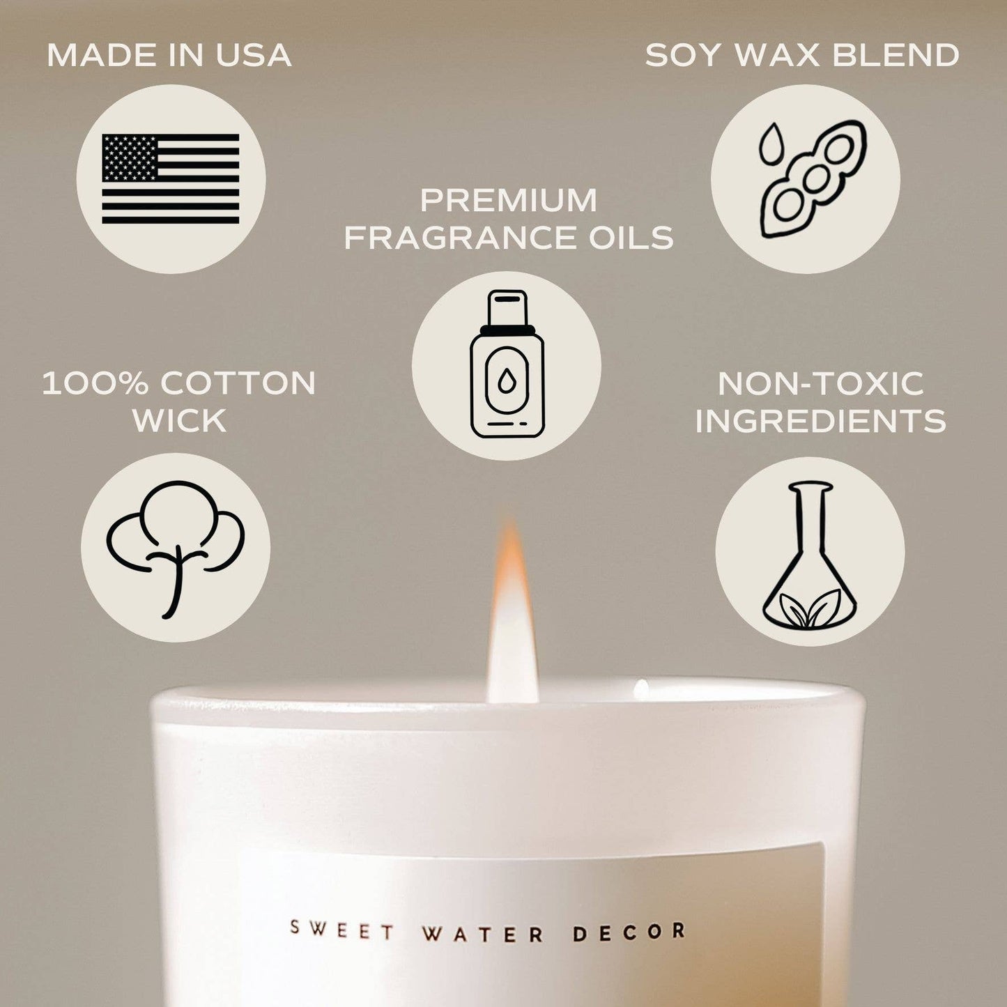 Sweet Water Decor - Holiday 11 oz Soy Candle - Christmas Home Decor & Gifts