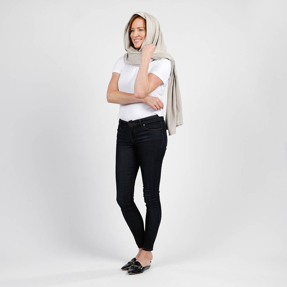 zestt organics - Dreamsoft Organic Cotton Travel Scarf - Birch