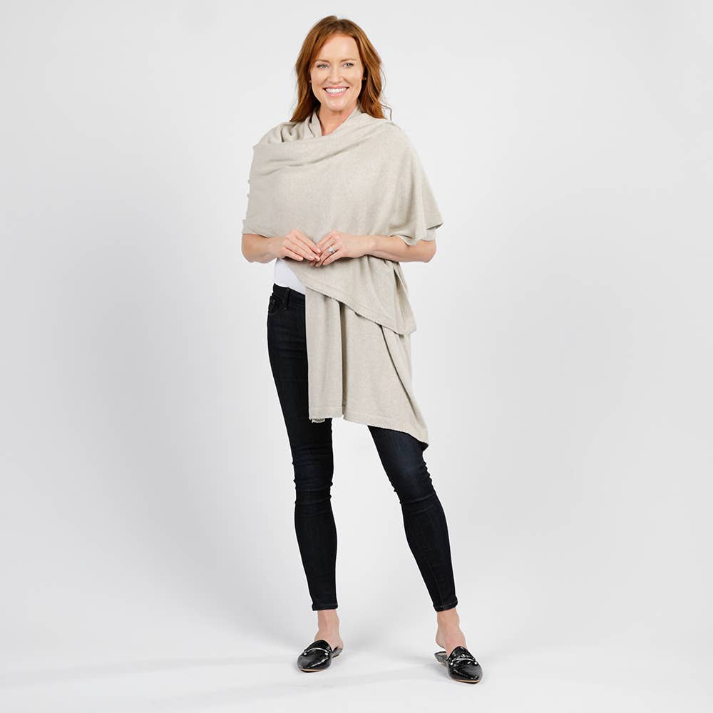 zestt organics - Dreamsoft Organic Cotton Travel Scarf - Birch