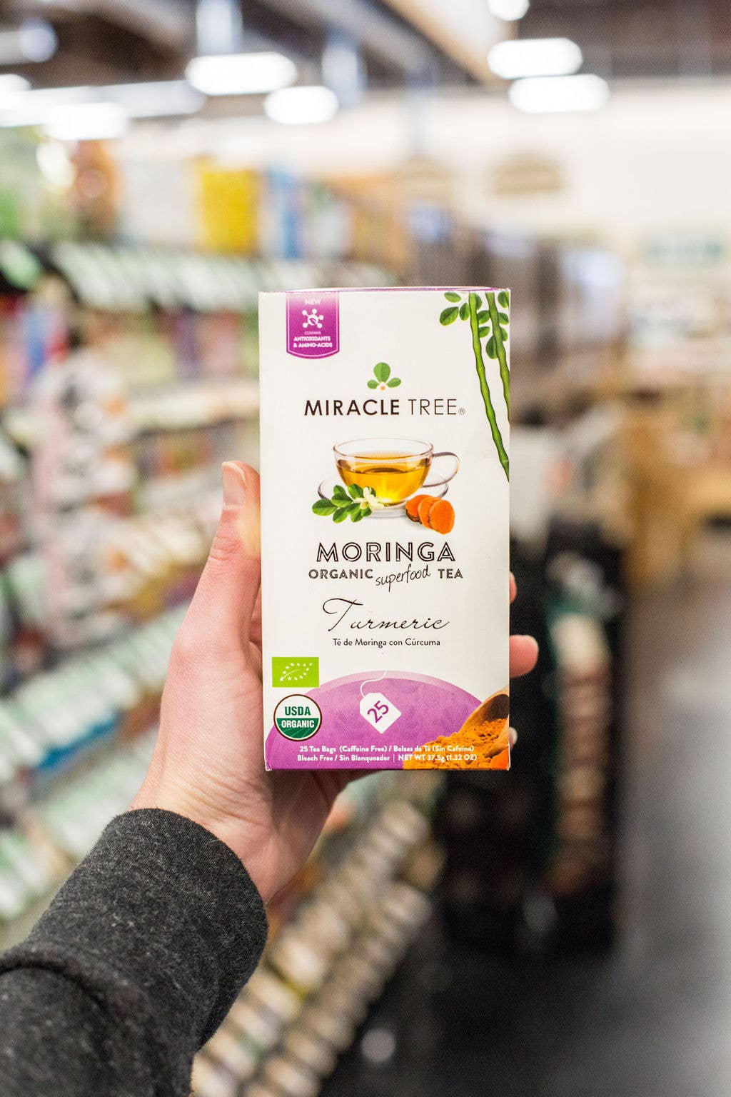 Miracle Tree - Organic Moringa Tea: Turmeric