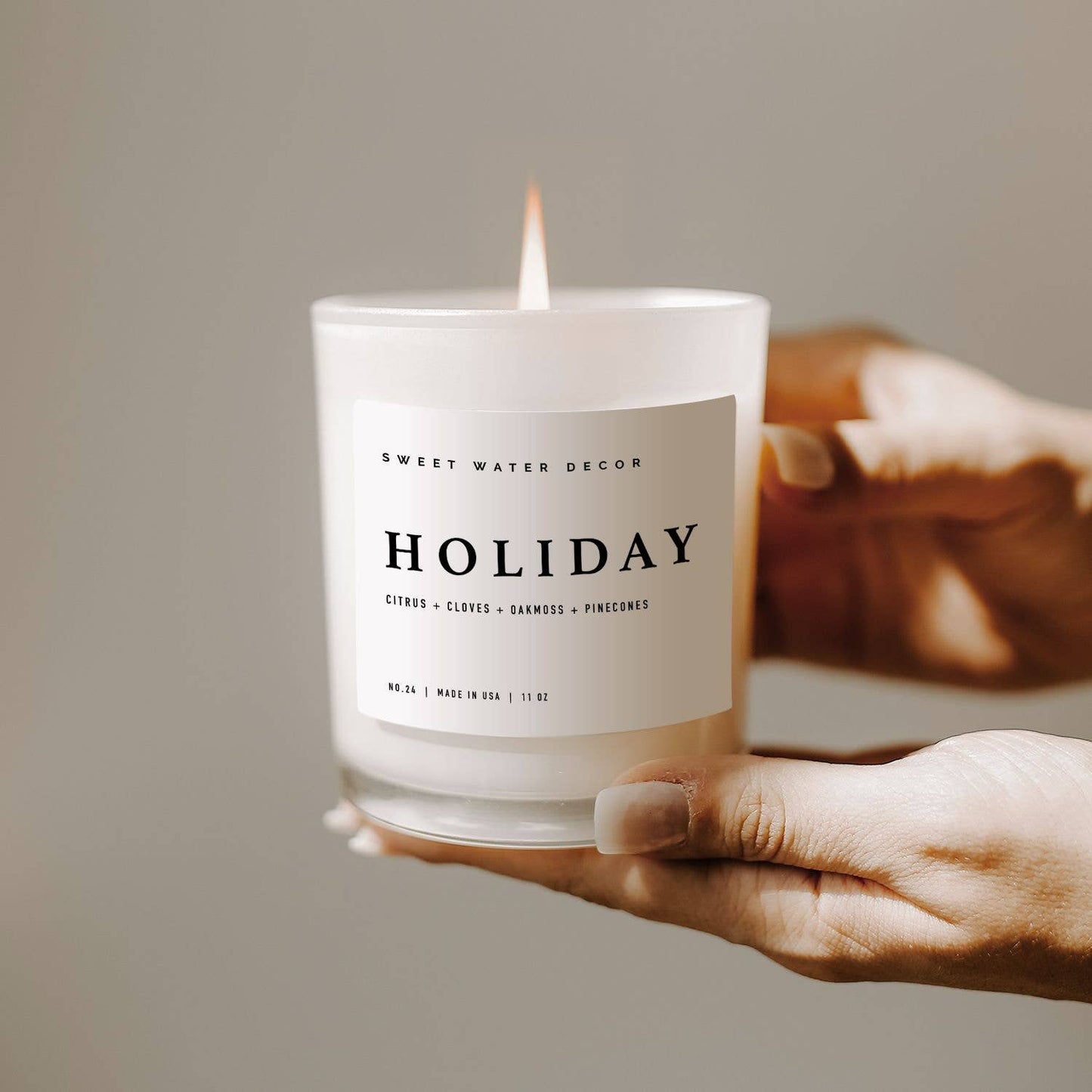 Sweet Water Decor - Holiday 11 oz Soy Candle - Christmas Home Decor & Gifts