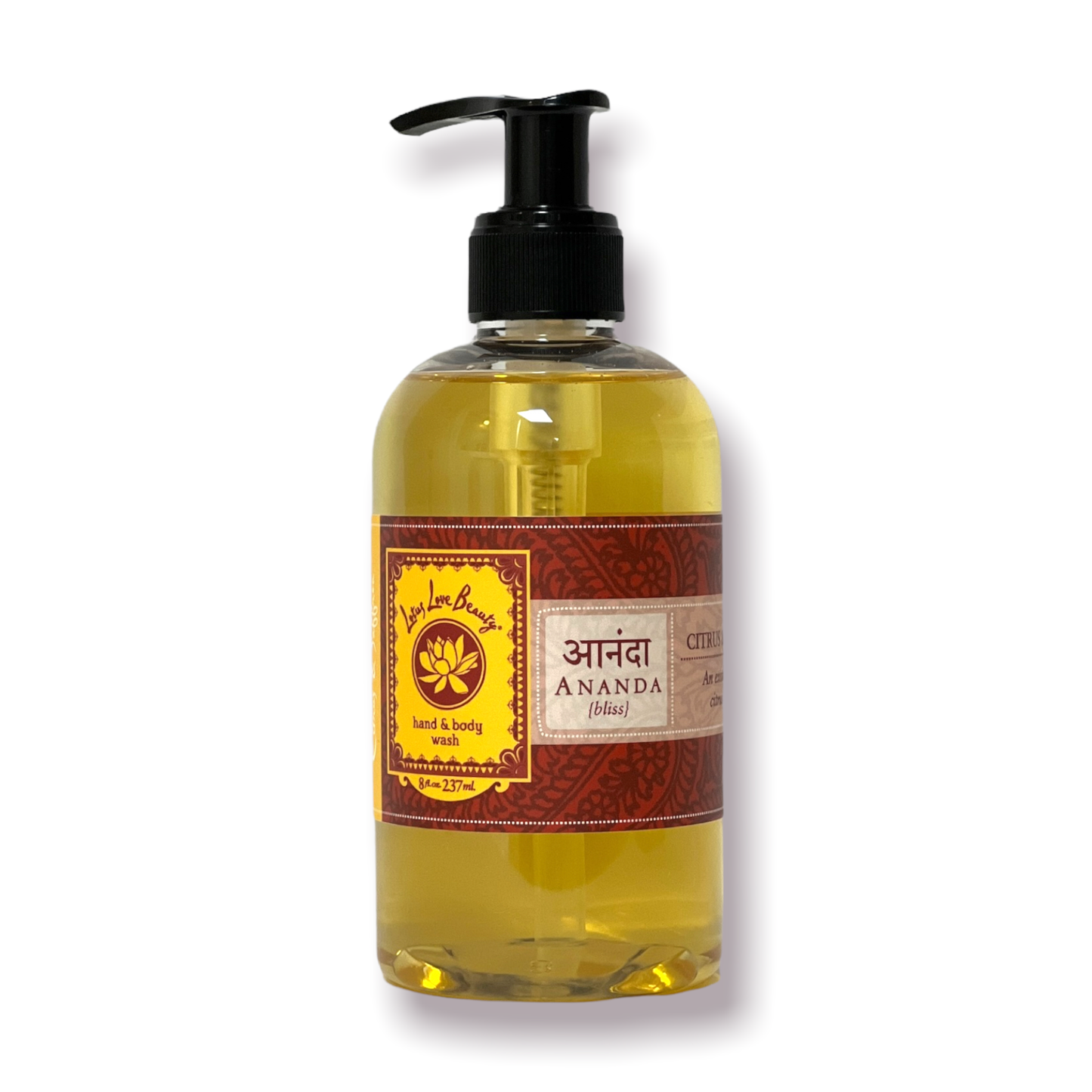8 oz Hand and Body Wash - Citrus and Saffron