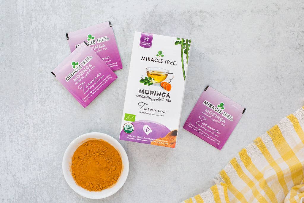 Miracle Tree - Organic Moringa Tea: Turmeric