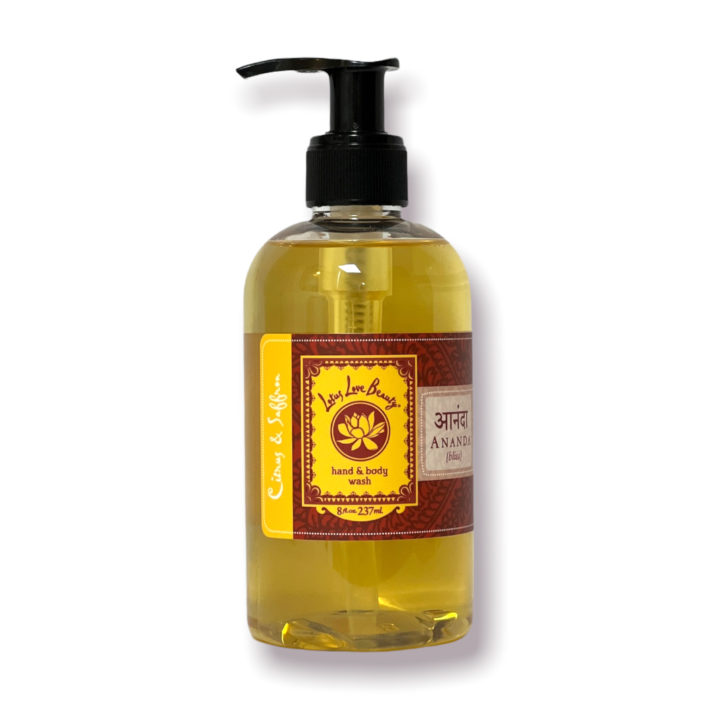 8 oz Hand and Body Wash - Citrus and Saffron