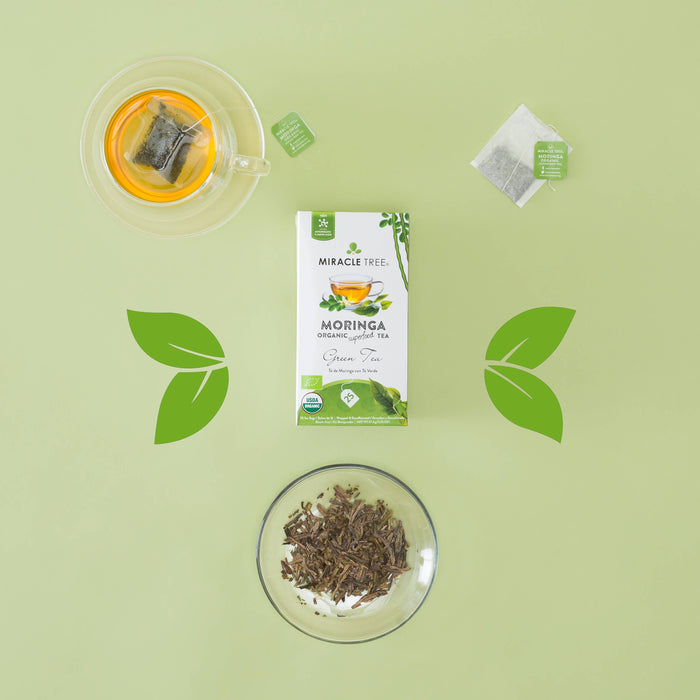 Miracle Tree - Organic Moringa Tea: Green Tea