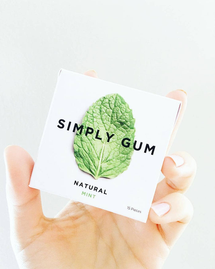 Simply Gum - Peppermint Natural Chewing Gum