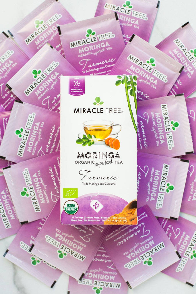Miracle Tree - Organic Moringa Tea: Turmeric
