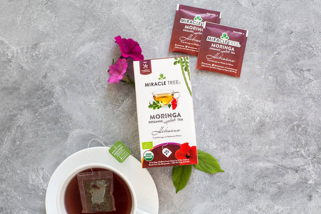 Miracle Tree - Organic Moringa Tea: Hibiscus