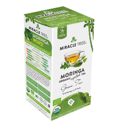 Miracle Tree - Organic Moringa Tea: Green Tea