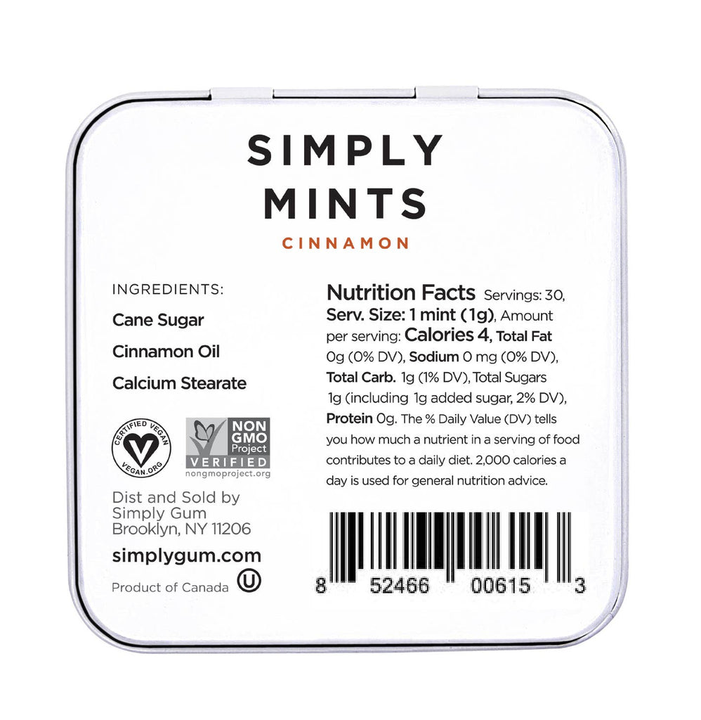 Simply Gum - Simply Mints - Cinnamon