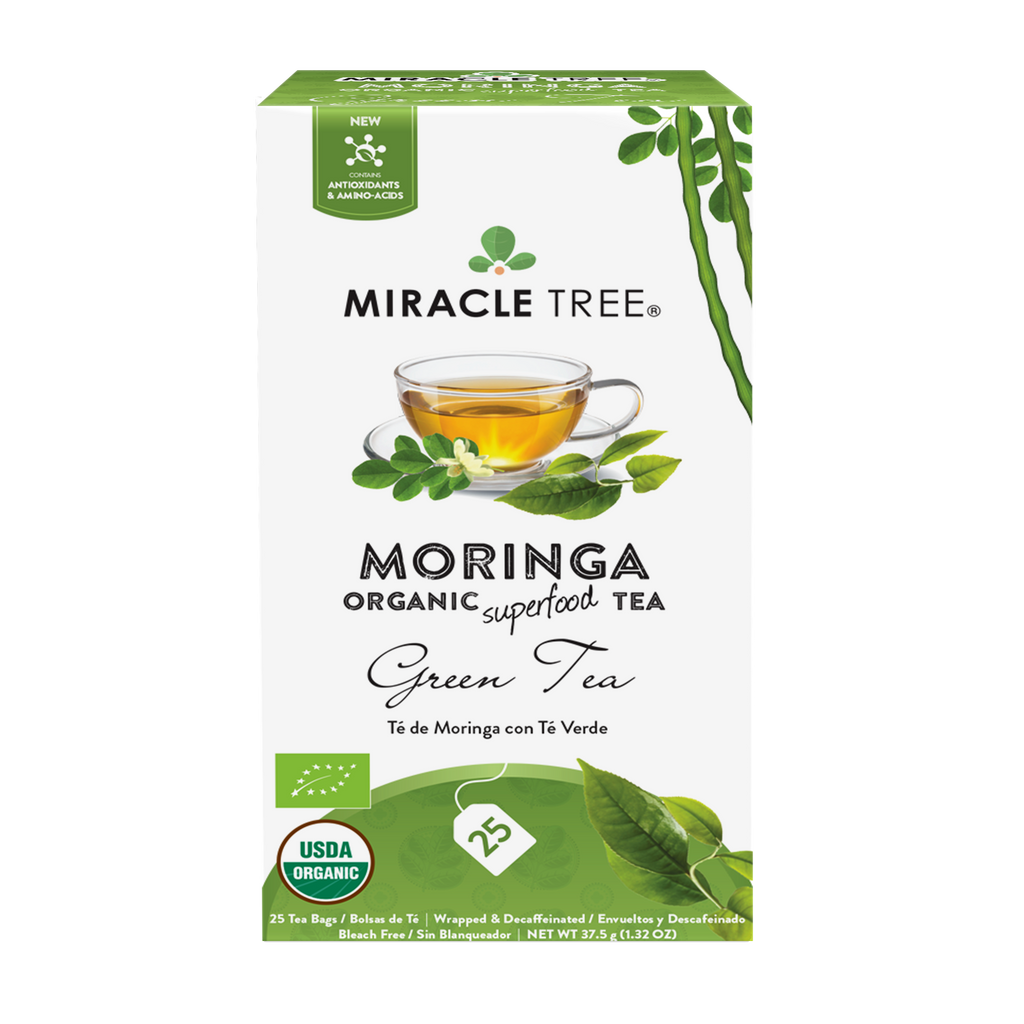 Miracle Tree - Organic Moringa Tea: Green Tea