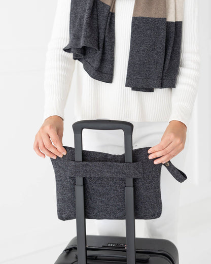 zestt organics - The Dreamsoft Travel Scarf Carry Pouch - Graphite
