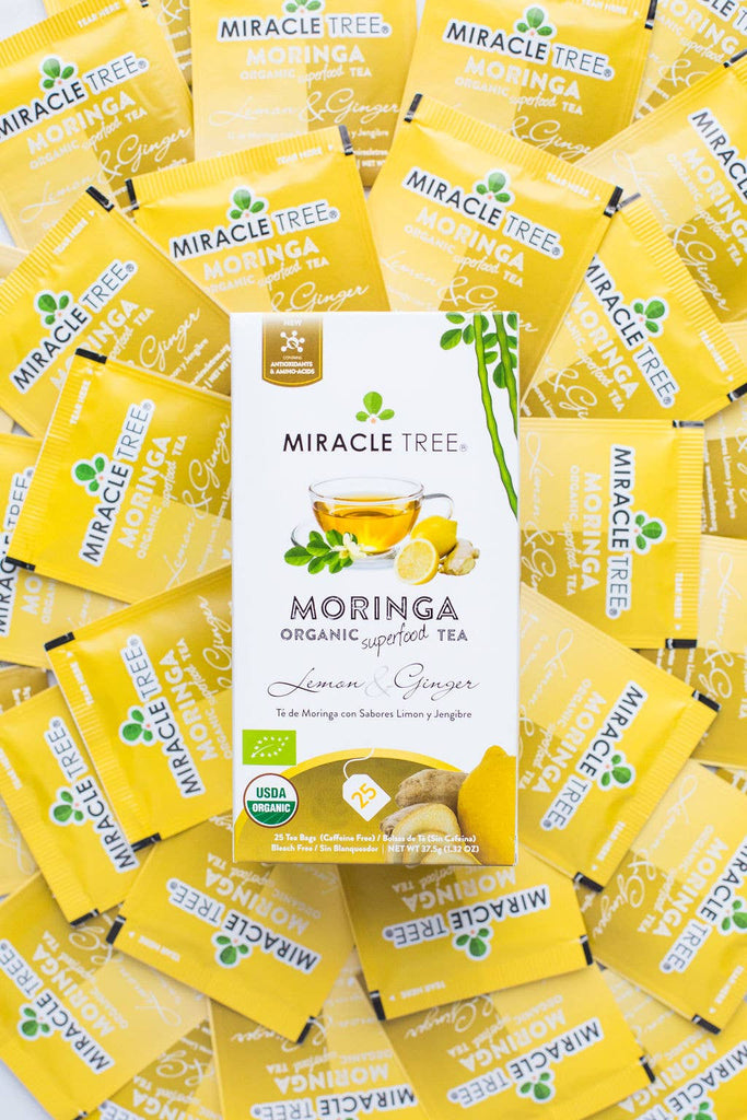 Miracle Tree - Organic Moringa Tea: Lemon & Ginger