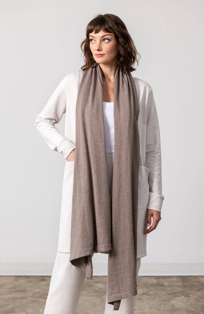 zestt organics - Dreamsoft Organic Cotton Travel Scarf Latte