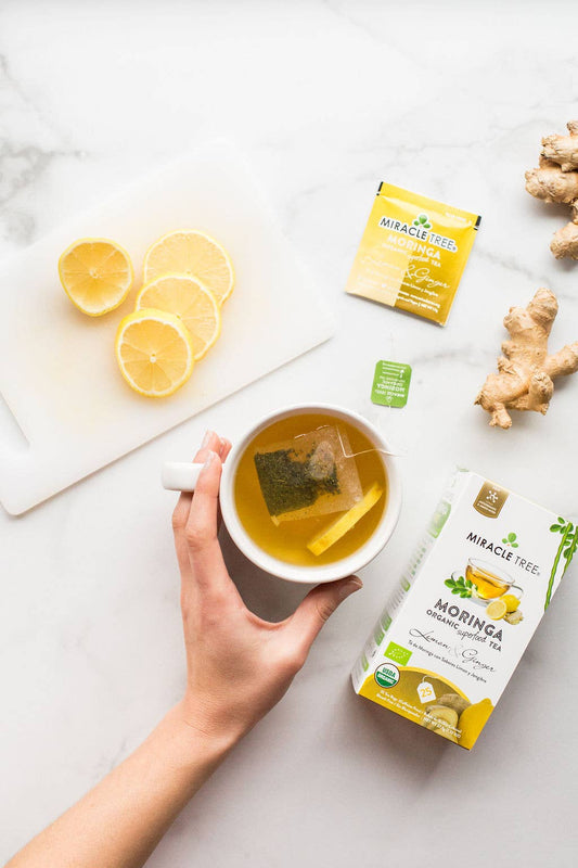 Miracle Tree - Organic Moringa Tea: Lemon & Ginger