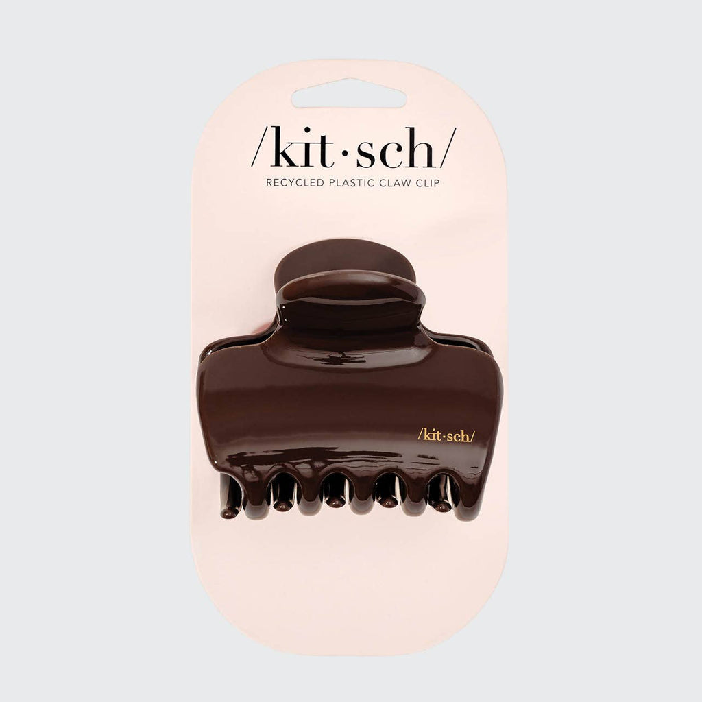 KITSCH - Recycled Plastic Puffy Cloud Clip 1pc - Chocolate