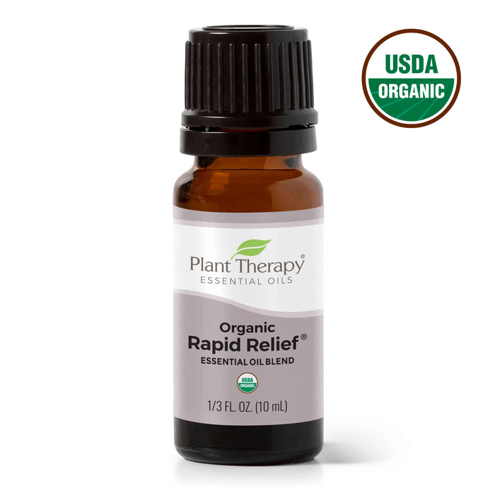 Plant Therapy - Organic Rapid Relief Essential Oil Blend 10 ml