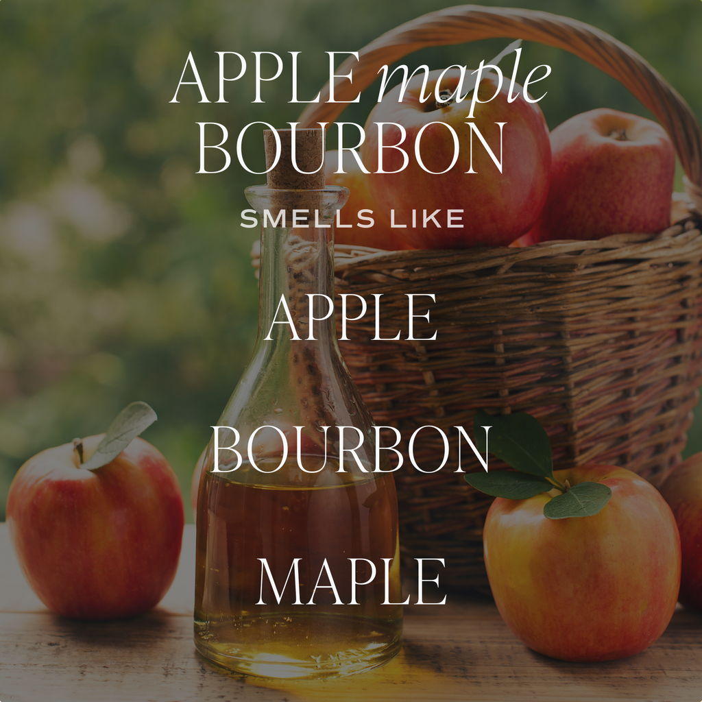 Sweet Water Decor - *NEW* Apple Maple Bourbon 15 oz Soy Candle - Fall Decor