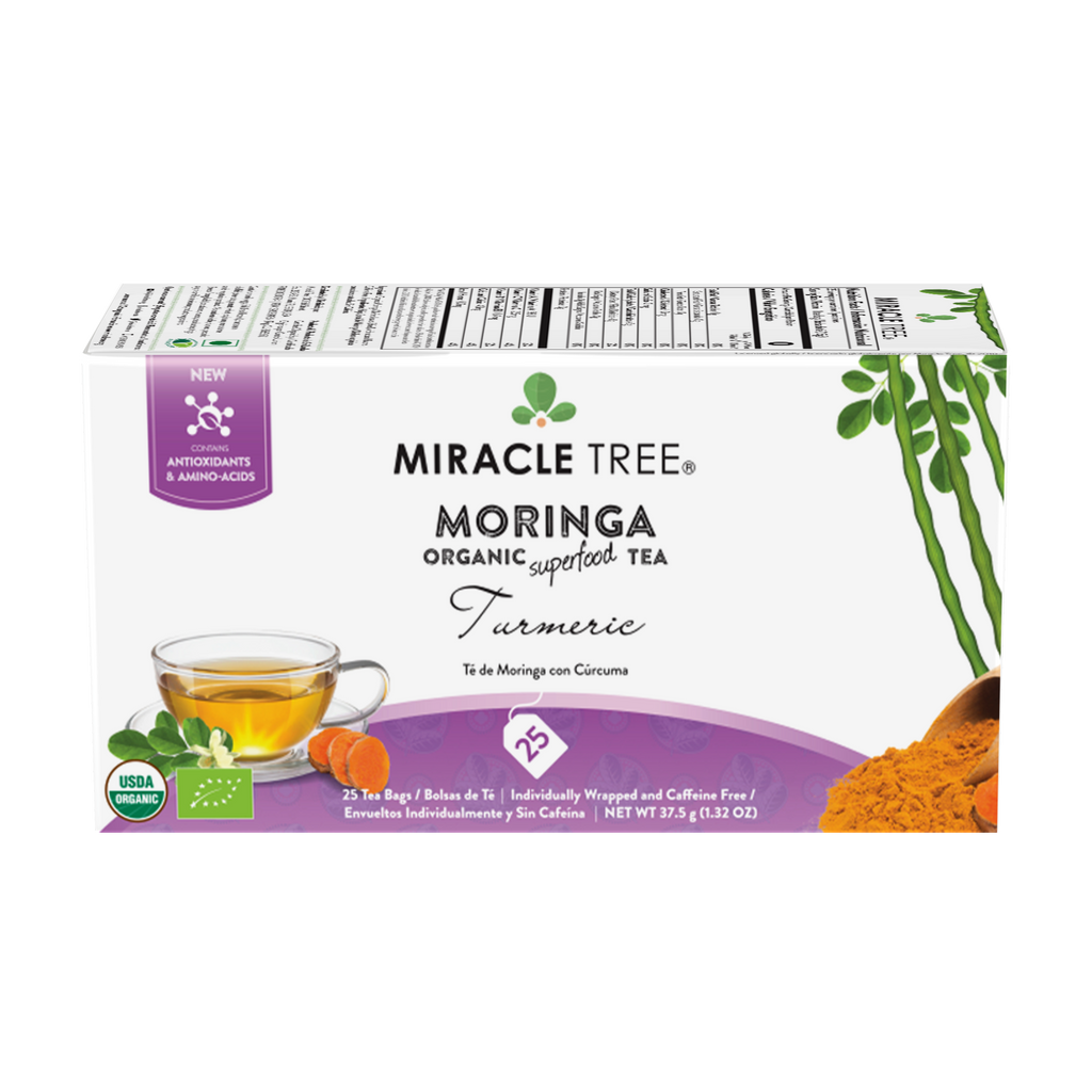 Miracle Tree - Organic Moringa Tea: Turmeric