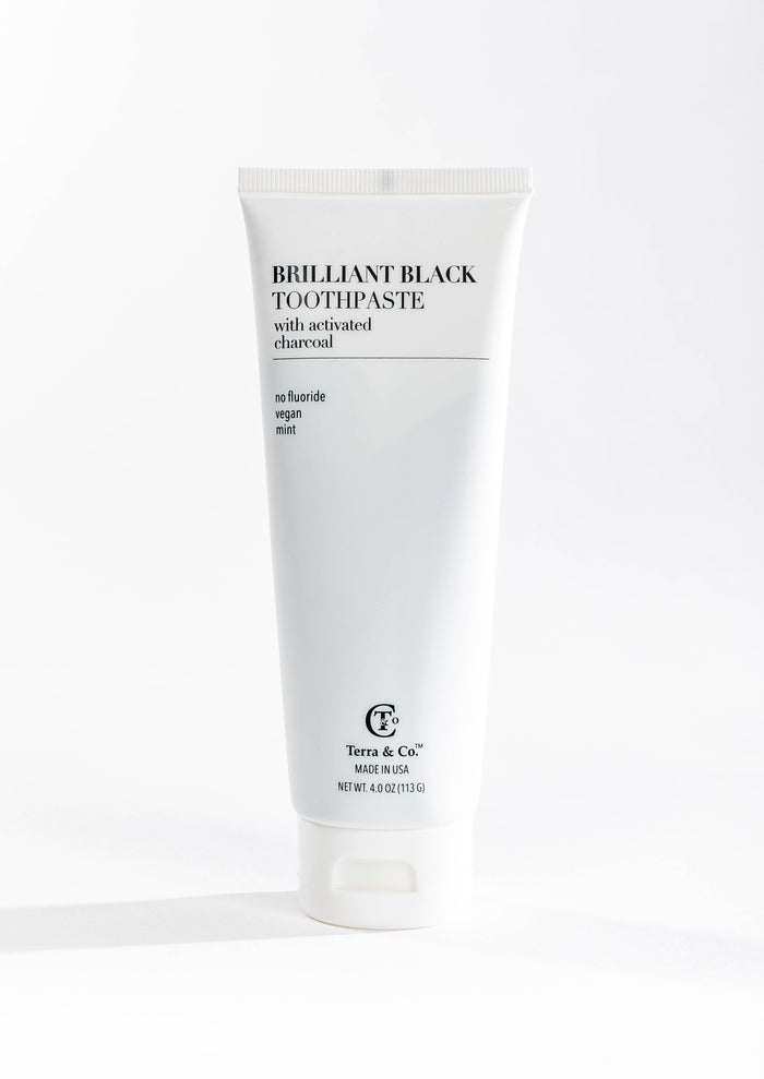 Terra & Co. - 4 oz Brilliant Black Toothpaste