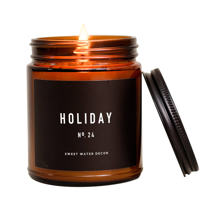 Sweet Water Decor - Holiday Soy Candle | Amber Jar Candle