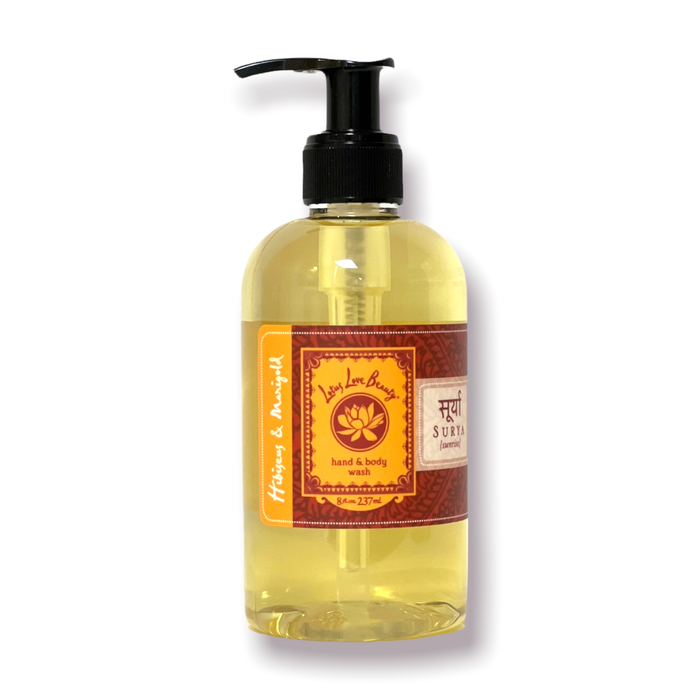 8 oz Hand and Body Wash - Hibiscus and Marigold