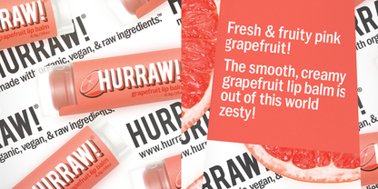 Hurraw Grapefruit Lip Balm