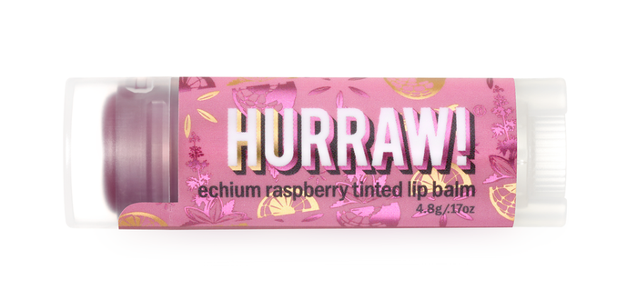 Hurraw Echium Raspberry Tinted Lip Balm