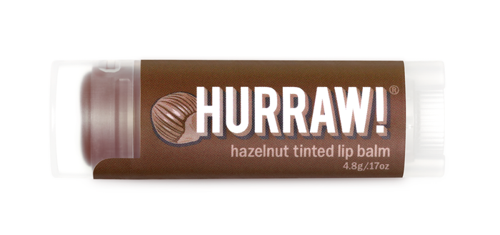 hurraw hazelnut tinted lip balm