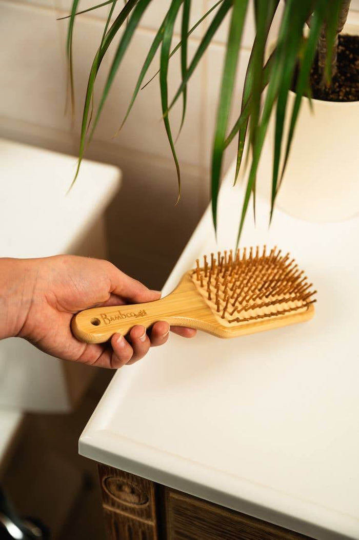 Bamboo Switch - Bamboo Paddle Hair Brush - Adult