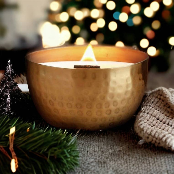 Woodsy Homelife - Juniper & Balsam Fir | 14oz Wooden Wick Soy Candle