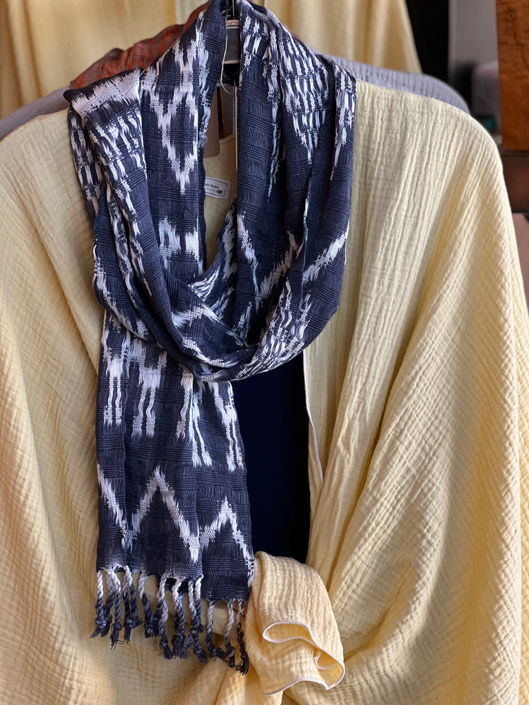 Shebobo - Various colors. GUATEMALAN HAND DYED IKAT SCARVES
